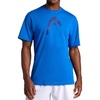 image:imageHead Mens Graphic Crewneck TShirt Standard Fit Soft Midweight CottonPolyester MaterialSupreme Blue