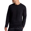 image:imageHead Mens Reflect Long Sleeve Crewneck TShirt Standard Fit Soft Midweight CottonPolyester MaterialBlack