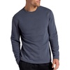image:imageHead Mens Reflect Long Sleeve Crewneck TShirt Standard Fit Soft Midweight CottonPolyester MaterialSleet