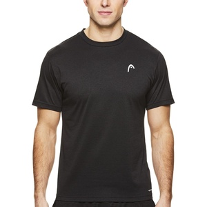 image:imageHEAD Mens Crewneck Gym Training amp Workout TShirt  Short Sleeve Activewear TopBlack Heather