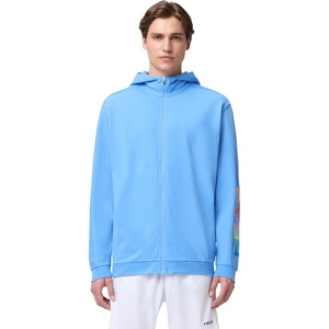 image:imageHEAD Mens Rally Full Zip Hoodie  Cotton Blend French Terry Jacket with Lined Hood and Modern Athletic DesignAirforce Blue