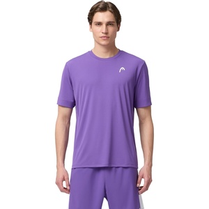 image:imageHEAD Mens Slice II Performance TShirt  Moisture Wicking Interlock Fabric Loose Athletic Fit Lightweight Tennis TopPurple