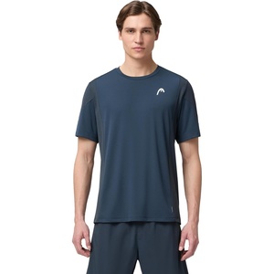 image:imageHEAD Mens Slice TShirt  Lightweight MoistureWicking Athletic Tennis Shirt with Breathable Mesh PanelsNavy