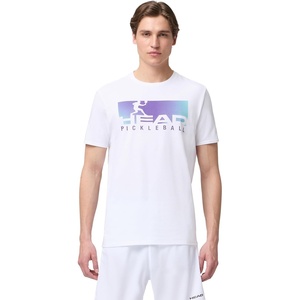 image:imageHEAD Mens Vision TShirt  Cotton Blend Performance Tee with MoistureWicking Fabric and Modern Graphic PrintWhite Purple
