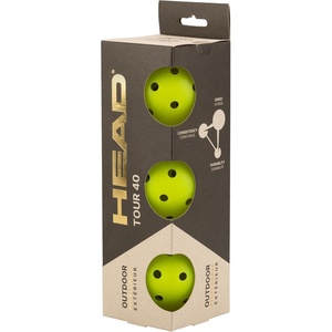 image:imageHEAD Tour 40 Pickleball Balls  Box 3 Balls