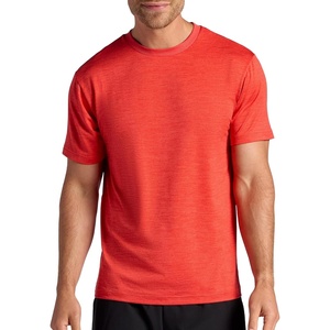 image:imageHead Mens Apexnext Crewneck TShirt Standard Fit Midweight Stretch Flex Motion Performance MaterialPoppy Red Heather