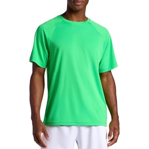 image:imageHead Mens Flex Raglan Crewneck TShirt Standard Fit Lightweight and Breathable Grid MeshAndean Toucan Green
