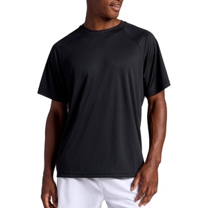 image:imageHead Mens Flex Raglan Crewneck TShirt Standard Fit Lightweight and Breathable Grid MeshBlack