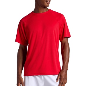image:imageHead Mens Flex Raglan Crewneck TShirt Standard Fit Lightweight and Breathable Grid MeshTrue Red