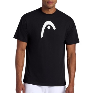 image:imageHead Mens Graphic Crewneck TShirt Standard Fit Soft Midweight CottonPolyester MaterialBlacklogo