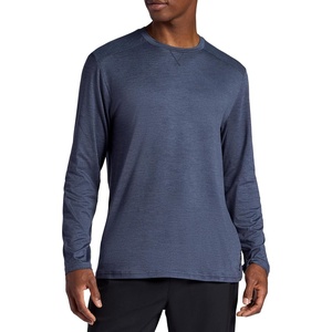image:imageHead Mens Guard Long Sleeve Crewneck Top Relaxed Fit Stretch Midweight MaterialCool Grey Heather