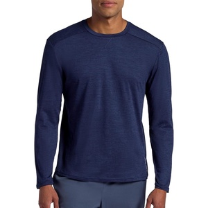 image:imageHead Mens Guard Long Sleeve Crewneck Top Relaxed Fit Stretch Midweight MaterialNavy Heather