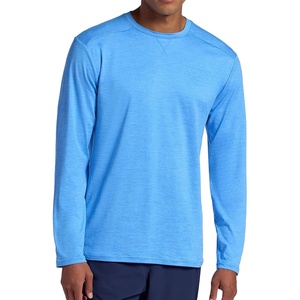 image:imageHead Mens Guard Long Sleeve Crewneck Top Relaxed Fit Stretch Midweight MaterialSky Heather