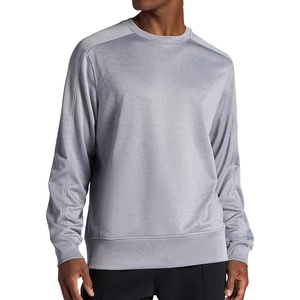 image:imageHead Mens Heat French Terry Crewneck Long Sleeve Top Standard Fit Midweight MaterialSleet Heather