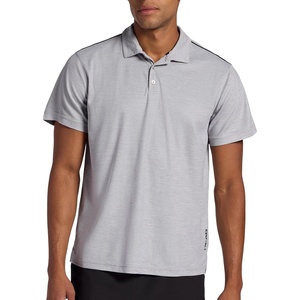 image:imageHead Mens Net Point Polo Shirt Standard Fit Lightweight Performance Pique MaterialGrey Heather