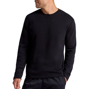 image:imageHead Mens Reflect Long Sleeve Crewneck TShirt Standard Fit Soft Midweight CottonPolyester MaterialBlack