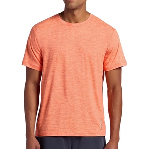 image:imageHead Mens Short Sleeve Active Crewneck TShirt Standard Fit Midweight Peached Stretch MaterialLiving Coral Heather