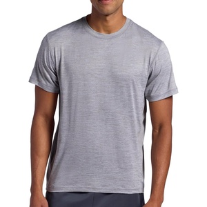image:imageHead Mens Short Sleeve Active Crewneck TShirt Standard Fit Midweight Peached Stretch MaterialSleet Heather