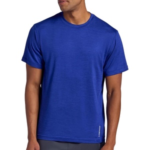 image:imageHead Mens Short Sleeve Active Crewneck TShirt Standard Fit Midweight Peached Stretch MaterialStreak Heather