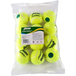 image:imagePenn Control Plus Tennis Balls  Youth Felt Green Dot Tennis Balls for Beginners  12 Ball Polybag12 pack