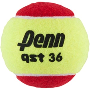image:imagePenn QST 36 Tennis Balls  Youth Felt Red Tennis Balls for Beginners 12 Ball Polybag12balls